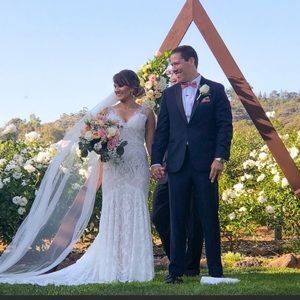 Cathedral veil wedding